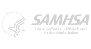 SAMHSA logo with the text "Substance Abuse and Mental Health Services Administration," relevant to rural health initiatives.